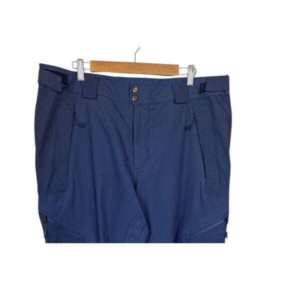 The North Face Ski Pants Men XL Navy Blue Steep Series Dryvent Gorpcore Outdoor - Picture 2 of 7
